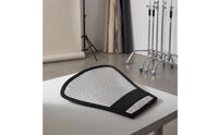 Foldable Reflector with White and Silver Sides Two-sidedSided Flash Reflector Soft Light Modifier with Silver Surface Portable for Portrait Photographers, Event Photography
