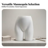 Sturdy PV Plastic Lingerie Mannequin Lightweight Bra Display Bust Installation-Tool-Effortless Underwear Display Form Ergonomic Design for Retail Shop Owners, Boutique Managers, Trade Display Exhibitors, Window Displays, Display Room, Display Rooms