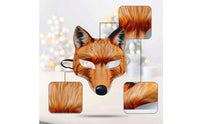 Canine Facial Covering Ready to Wear Canine Face Covering with Elastic Strap Breathable for Halloween