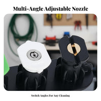 Long-Lasting Construction 1/4 Inch Quick Connect Nozzle Tips Rust and Pressure Washer Nozzle Tip Set for Car Washing