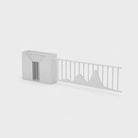 Galvanized Metal Outdoor Planter Box, Large Planters for Outdoor Plants, Modern Minimalist Flower Box Divider for Garden Patio Businesses