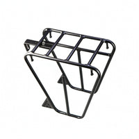Cylindrical Front Rack with Side Support Strong Bike Front Rack Heavy-Duty Stable for Cyclists, Commuters, Bikepacking, Commuting
