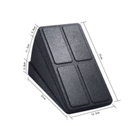 Non-Slip Calf Stretch Wedge Stable Squat Wedge Sloped Stretch Board Sturdy for Fitness Enthusiasts, Athletes, Home Gym, Physical Rehabilitation, Mindfulness Practice Studio