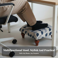 adaptable Angled Slatted Stool space-saving Footrest Ergonomic Design Small Furniture Lightweight for Office Workers, People with Mobility Issues, Under Desk, Entryway, Living Room, Bedroom