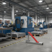 Front Support Bracket Rigid Bending Machine Bracket Welded for Metalworkers, Machinists, Workshops, Factories