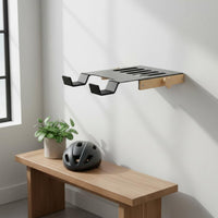 Wall-mounted Cycle Mount Rack Scratch Protection Cycle Wall Hanger Multi Function Bike Shelf Rack for Display