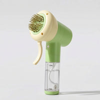 3-in-1 Dog Shampoo Dispenser with Brush Handheld Foaming Dog Shampoo Dispenser Portable Electric Pet Brush Compact for Dogs, Cats, Home