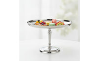 Pedestal Cake Stand Stainless Steel Cake Stand with Pedestal Mirror-Polished Silver for Hosts, Afternoon Tea, Parties