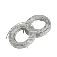 2 Rolls Twisted Steel Wire Core Trimmer Line Reinforced Trimmer Line with Steel Core Abrasion-Resistant Grass Eater String Stable Performance for Landscapers