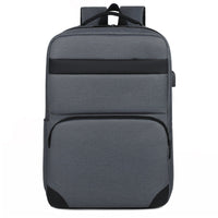 Commute Ready Business Backpack Multiple Compartments Rucksack USB Charging Port for Men