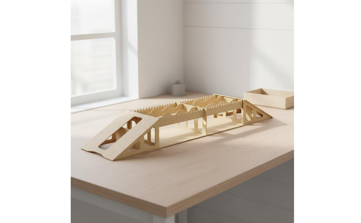 Non-Slip Scale Crawler Obstacle Bridge Sturdy Terrain-Road Training Track Realistic Wireless Control Truck Bridge for Indoor