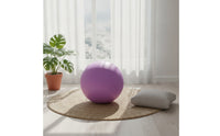 Frosted Fitness Ball with Inflation Needle Portable Fitness Ball Easy to Inflate Stable for Home Workouts