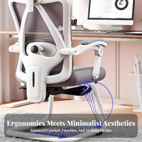 resting Function Reclining Office Chair with Footrest Adjustable Head and spine Support Ergonomic Recliner with Footrest 360-Degree rotate Seating Solution SGS Certified for Remote Workers, Students, Petite Users, Workstation, Studying, Study Room, Gaming