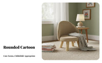 Rounded Corners Cartoon creature Chair Sturdy Construction children's Furniture Stable and Safe Toddler Stool Strong Load-Bearing for Toddlers, Preschoolers, Parents, Living Room, Entryway, Bedroom, Playroom