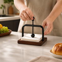 Geometric Napkin Holder, Freestanding Serviette Holder for Kitchen Counter, Modern Iron Table Napkin Dispenser