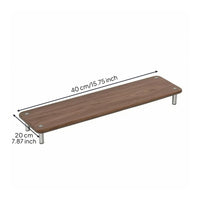 Wooden Screen Stand Sturdy Wood Screen Riser Space-Saving Desktop Display Stand