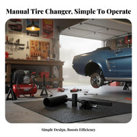 Heavy-Duty Steel Construction Manual Tire Changer Modification Kit Long-Lasting Tire Changer Mount Demount Head Prevents Rim Scratches