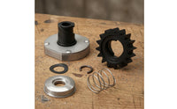 Metal Starter Drive Kit Coiled Coil Starter Drive Assembly Retaining Clip Engine Part Black