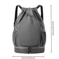 Lightweight Badminton Racket Backpack Portable Badminton Bag Large Capacity Drawstring Sports Bag Water Bottle Pocket for Women