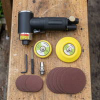 Pneumatic Sander Handheld Air Sander Lightweight Sanding Machine for Coating Application Prep