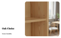 full Wood Construction Multi-Tier bookshelf Minimalist design interchangeable Shelving Unit Sturdy framework Storage Cabinet Glass Door Option for Book Lovers, Office Workers, Design aficionados, Study Room, Bedroom