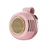 USB Rechargeable Attachable Fan 5-Speed Portable Attachable Fan Hands Personal Cooling