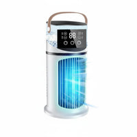Quiet Operation Mini Air Conditioner Fan Adjustable Speeds Mini Air Cooler Energy Saving for Students, Dormitory, Bedroom, Office
