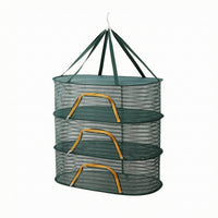 Rigid Frame Foldable Hanging Drying Basket Breathable Mesh Drying Basket Airing