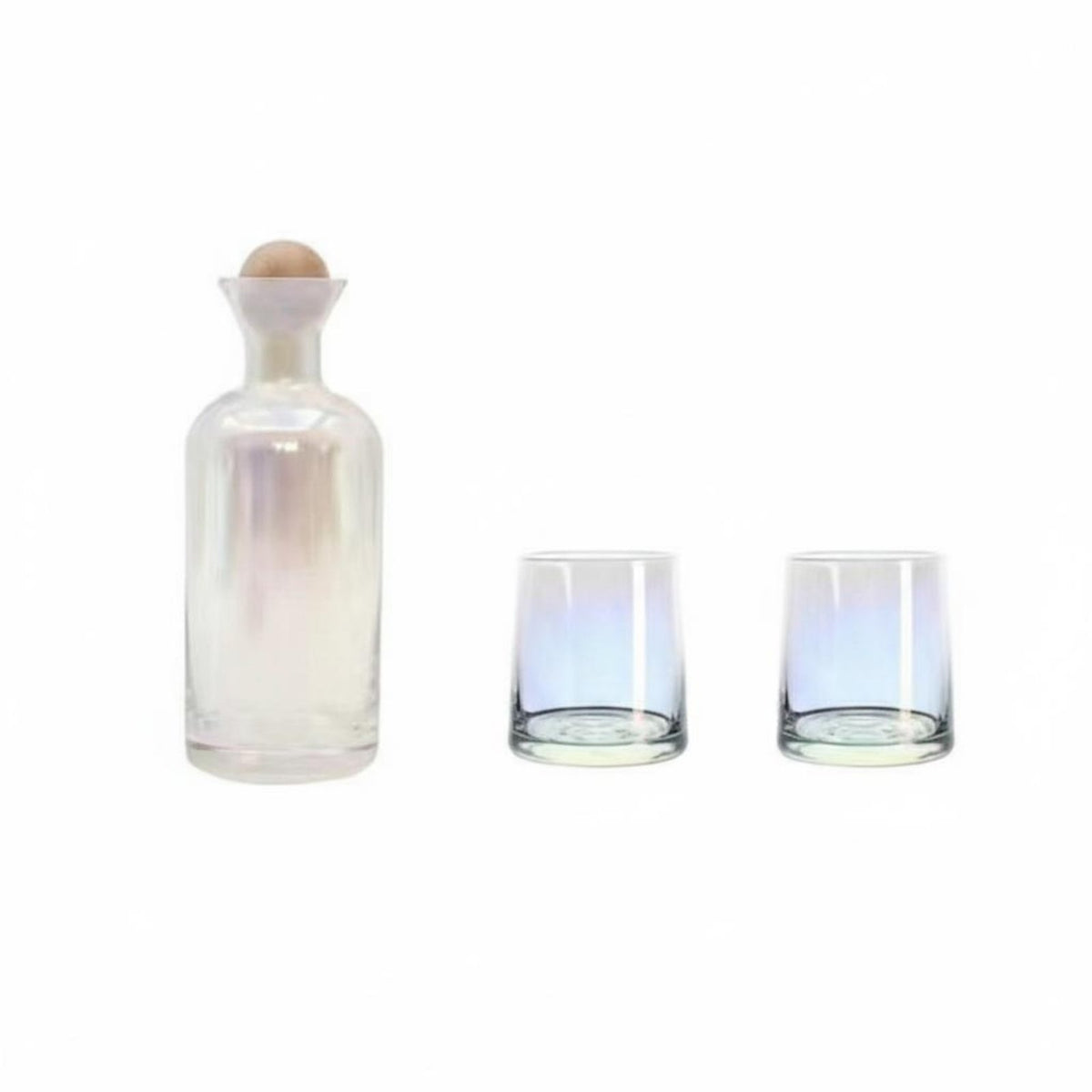 5 Pieces Light Luxury Design Glass Water Pitcher Set High-Temperature Resistant Glass Pitcher Set Elegant Aesthetic for Party Hosts, Kitchen