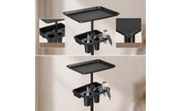 Salon Trolley Cart Mobile Rolling Salon Tray Extra Storage Trolley with Tool Holders for Hair Salons, Barber Shops