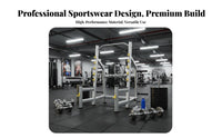 Commercial Grade Squat and Bench Press Rack Multifunctional Adjustable Squat Rack Heavy Duty Multi-Function Power Rack Stable Structure for Weightlifters, Bodybuilders