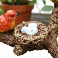 Lifelike Details Aquarium Rim Decor Hand-Painted Flowerpot Rim Decoration Snap-on Design for Garden, Balcony