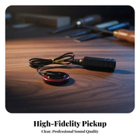 Acoustic Guitar Pickup Compact Lightweight Non-Invasive Guitar Pickup Transducer for Live Artists
