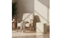 Push Button Trash Can Narrow Wastebasket Space-Saving for Toilet Side, Kitchen
