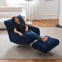 armchair with ottoman