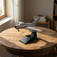 15 with Display Stand Die-Cast -15 Aircraft Model Assembled Diecast Model with Stand for Aviation Enthusiasts, Shelf