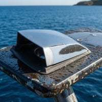 Marine Intake and Exhaust Cowl Ventilator Hooded Vent with Stainless Steel Cover Rectangular Air Outlet Cover for RV Builders, Boats