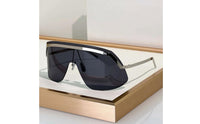 Oversized Visor Sunglasses Rimless Modern Silhouette Sunglasses Non-Polarized Sun Shades for Women, Driving