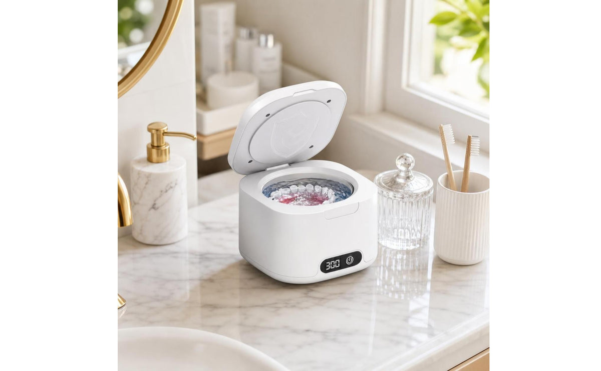 Vibrational Cleaner with Deep Cleaning Vibrational Jewelry Cleaner Professional for Wanderers, Home, Travel, Office