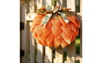 Pumpkin Wreath Farmhouse Porch Decor Outdoor Decorations for Wall