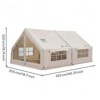 Inflatable Tent Spacious Inflatable Shelter Ventilated for Campers, Families, Camping