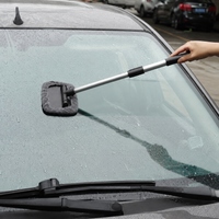 Car Window Cleaner Long Handled Extendable for SUV Home Windshield Interior