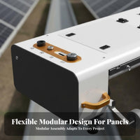 Suspended Photovoltaic Cleaning Machine Heavy-Duty Photovoltaic Module Cleaning Robot Adjustable Angle Head Hanging Photovoltaic Module Cleaner