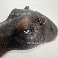 Floating Hippo Head Decoration for Pond