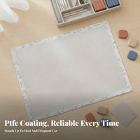 Nonstick PTFE Baking Cloth Perforationperforation-Less Textured Baking Cloth Heat Resistant Kitchenware Reusable