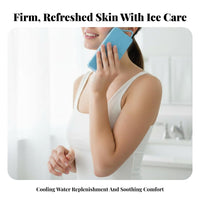 Silicone Cryotherapy Facial Tool Cooling Effect Reusable Face Cryotherapy Facial Tool Leak-Leak-Resistant Design Facial Cooling Tool for Travel