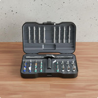 24 Pieces 24 in 1 Screwdriver Kit High Hardness Driver Set S2 Steel