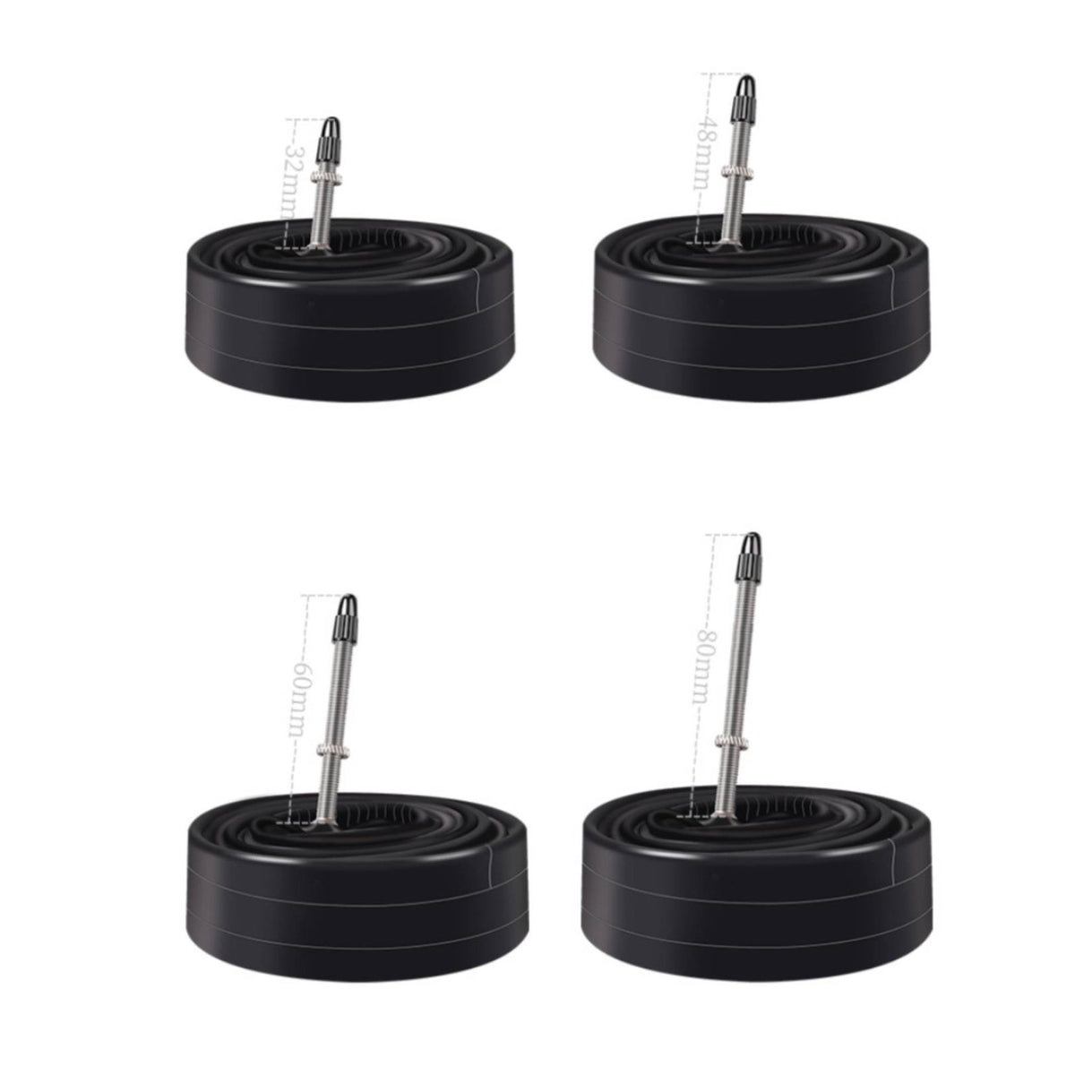 Long-Lasting 700C Inner Tube Puncture Resistant Presta Valve Tube Vulcanized