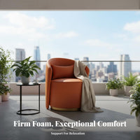 Upholstered Cafe Chair and Table Combination Leisure Atmosphere Commercial Furniture sturdy Duty Restaurant Seating for Homeowners, Lounge Bar, Bistro