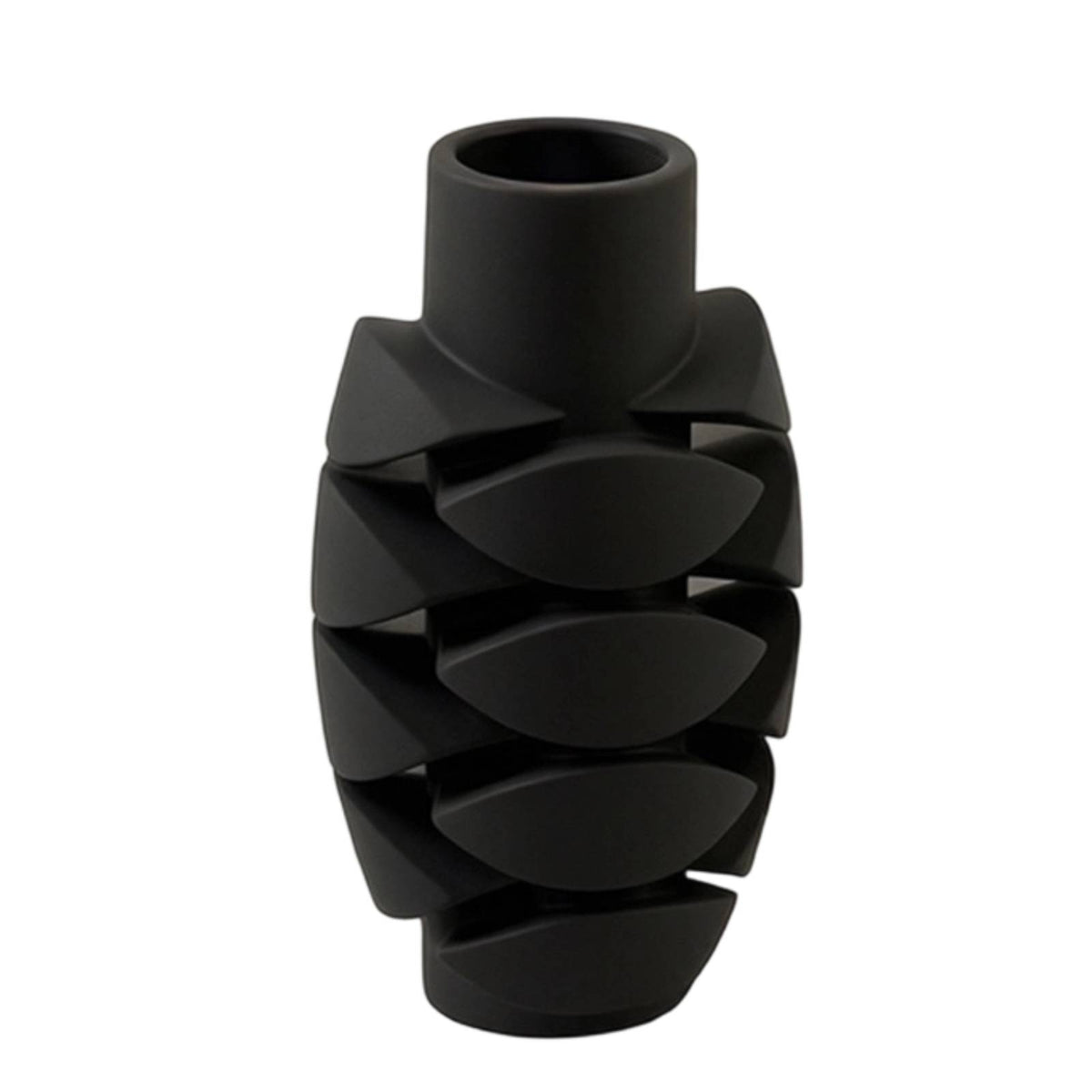 Sculptural Vase Modern Sculptural Flower Holder Layered for Hotel